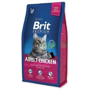 Brit Premium Adult Chicken Komplettfutter für erwachsene Katzen 1,5 kg