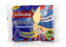 Vileda Glitzi Antibakterieller Schwamm für Geschirr 2 Stück