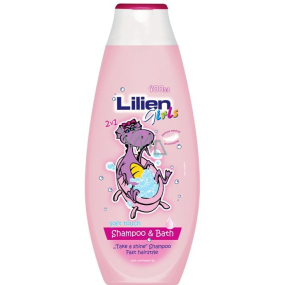 Lilien Girls Shampoo und Badeschaum 2 in 1 für Mädchen 400 ml