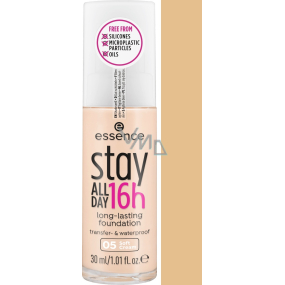 Essence Stay All Day 16h Lang anhaltendes Foundation Make-up 05 Soft Cream 30 ml
