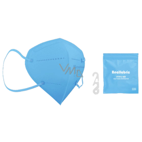 Healfabric Respirator Mundschutz 5-lagige FFP2 Gesichtsmaske hellblau 1 Stück