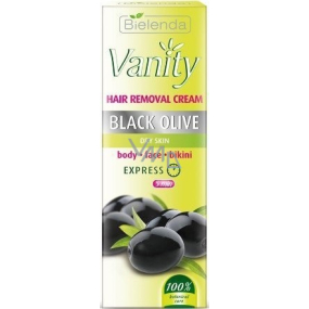 Bielenda Vanity Black Olive Enthaarungscreme für Körper, Haut und Bikini 100 ml