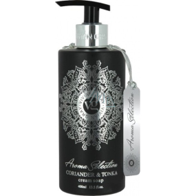Vivian Grey Aroma Selection Koriander & Tonka Luxus-Flüssigseife mit 400 ml Spender