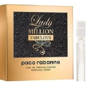 Paco Rabanne Lady Million Fabulous Eau de Parfum für Frauen 1,5 ml mit Spray, Fläschchen