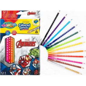 Colorino Crayons dreieckige Marvel Avengers 13 Farben