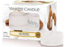 Yankee Candle Soft Blanket - Teelicht mit weicher Decke und Duft 12 x 9,8 g