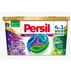 Persil Discs Color Lavender 4in1 Kapseln zum Waschen farbiger Wäschebox 11 Dosen 275 g