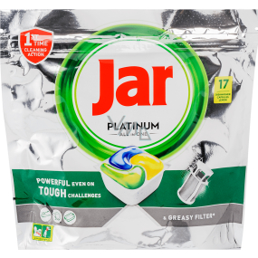 Jar Platinum All in One Lemon Spülmaschinenkapseln 17 Stück