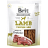 Brit Jerky Trockenfleischsnacks mit Lamm und Hühnchen für ausgewachsene Hunde 200 g