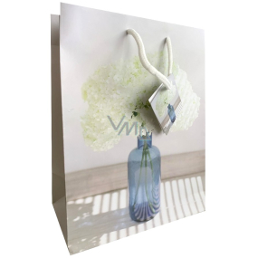 Nekupto Geschenkpapiertüte 23 x 18 x 10 cm Blume in einer Vase 2006 02 KFM