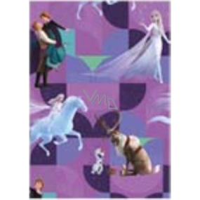 Ditipo Geschenkpapier 70 x 200 cm Weihnachten Disney Ice Kingdom lila