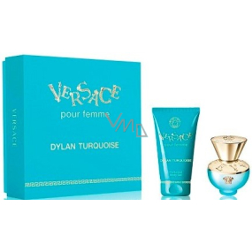 Versace Dylan Turquoise Eau de Toilette für Frauen 30 ml + Körpergel 50 ml, Geschenkset für Frauen