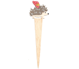 Holzstecker Igel 9 x 29 cm