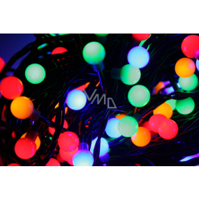 Emos Lighting Weihnachtskugeln bunt 8 m, 80 LED + 5 m Netzkabel