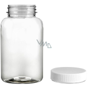 Flasche aus transparentem Kunststoff, mit Deckel 100 ml