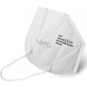 Bari Medical Atemschutzmaske Mundschutz 5-lagig FFP2 Gesichtsmaske weiß 1 Stück