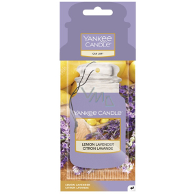 Yankee Candle Lemon Lavender - Zitrone und Lavendel duftende Auto-Tag Papier 12 g