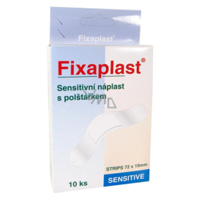 Fixaplast Sensitive Strips textiles atmungsaktives Pflaster 72 mm x 19 mm 10 Stück