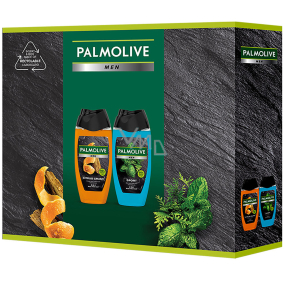 Palmolive Men Citrus Sport 3in1 Duschgel für Körper, Gesicht und Haare 2 x 250 ml, Kosmetikset für Männer