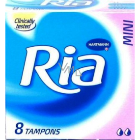 Ria Mini Comfort Damen Tampons für leichte Menstruation 8 Stück