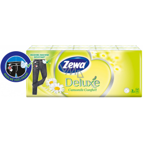 Zewa Deluxe Camomile Comfort Papiertaschentücher 10 x 10 Stück
