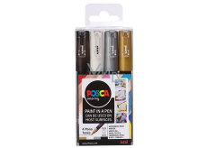 Posca Universal-Satz von Acrylmarkern 0,7 - 1 mm Farbmischung 4 Stück PC-1M
