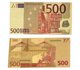 Talisman Gold Kunststoff-Banknote 500 EUR
