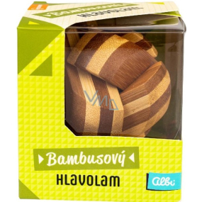 Albi Cerebellum Bambus-Puzzle Ball 8,2 x 8,2 x 9 cm