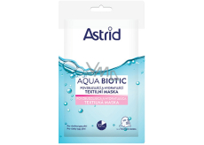 Astrid Aqua Biotic belebende und feuchtigkeitsspendende Textilmaske für alle Hauttypen 20 ml