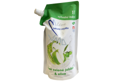Miléne Flüssigseife Grüner Apfel und Olive Nachfüllpackung 1 l