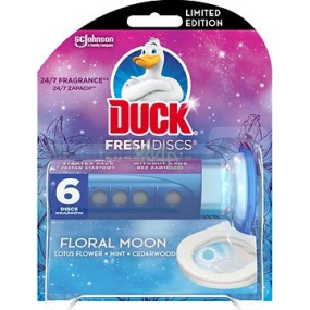Duck Fresh Discs Floral Moon Toilettengel für hygienische Sauberkeit und Frische in der Toilette 36 ml