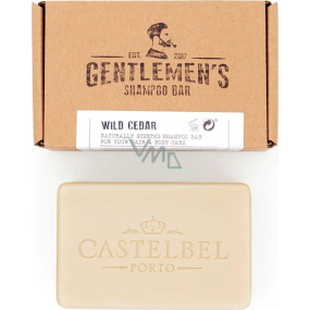 Castelbel Wild Cedar 2in1 festes Shampoo für Haar und Körper für Männer 200 g