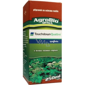 AgroBio Touchdown Quattro Herbizid zur Bekämpfung von unerwünschtem Bewuchs 250 ml