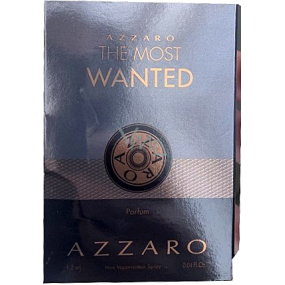 Azzaro The Most Wanted Eau de Parfum für Männer 1,2 ml mit Spray, Fläschchen