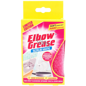Elbow Grease Pink Household Reinigungsschwamm für verschiedene Oberflächen 13 x 9 cm 1 Stück