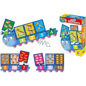 Baby Genius Maxi Puzzle Zahlen für Kinder 14 Teile verschiedene Arten, empfohlenes Alter 3-6