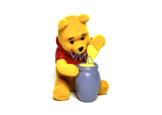 Disney Winnie the Pooh Mini Figur - Winnie sitzend mit einem Topf Honig, 1 Stück, 5 cm