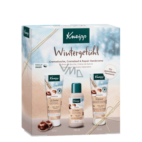 Kneipp Winterpflege Duschcreme 75 ml + Handcreme 75 ml + Badeschaum 100 ml, Kosmetikset für Frauen