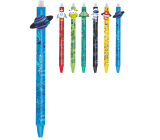 Colorino gummierter Stift Space Life blau, blaue Mine 0,5 mm