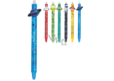 Colorino gummierter Stift Space Life blau, blaue Mine 0,5 mm