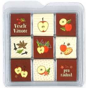 Nekupto Weihnachts-Schokoladenpuzzle Apfel 45 g