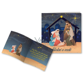 Nekupto Weihnachtskarte Weihnachtsmann 100 x 100 mm