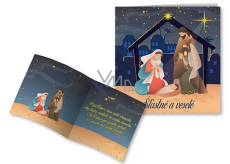Nekupto Weihnachtskarte Weihnachtsmann 100 x 100 mm