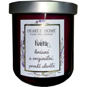 Heart & Home Sweet Cherry Soja-Duftkerze mit dem Namen Iveta 110 g