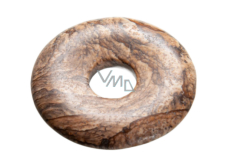 Jaspis Bild Donut Naturstein 30 mm, Stein der positiven Energie