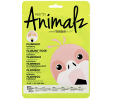 MasqueBar Pretty Animalz Flamingo Textile Hydratisierende Anti-Perfektions-Gesichtsmaske 21 ml