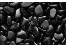 Shungite Naturstein getrommelt, A 40-50 g, 1 Stück, Stein des Lebens, Wasseraktivator
