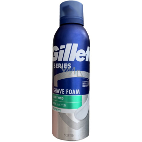 Gillette Series Sensitive Rasierschaum für empfindliche Haut für Männer 200 ml