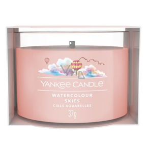 Yankee Candle Watercolour Skies - Aquarell Himmel duftende Kerze Votivglas 37 g