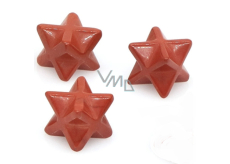 Jaspis rot merkaba hmatka naturstein 13 mm, vollpflege stein